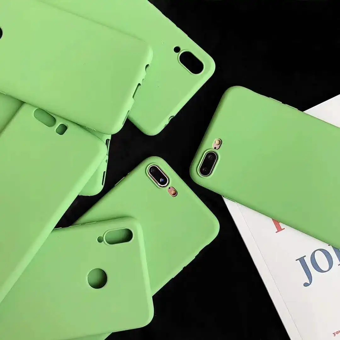Маття зеленый песочный матовый термополиуретановый корпус для OPPO R7 R7S R9 R9S R11 A31 A33