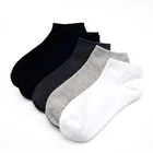 Мужские короткие носки MFERLIER длиной 29,5 см, хлопковые Повседневные носки, 5 цветов