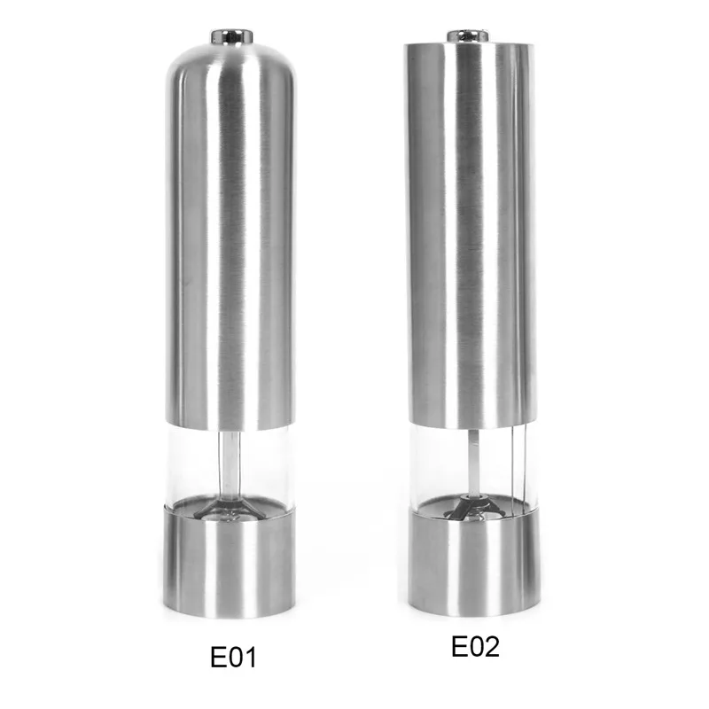 Мини Электрический чеснок имбирь море соль мельница для перца шлифовальные