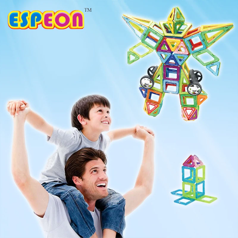 36 шт Мини Размер Магнитные строительные блоки просветленные Кирпичи DIY 3D