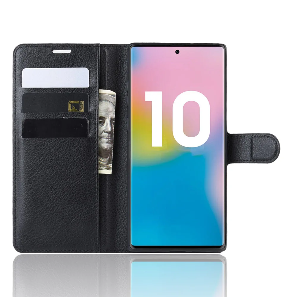 Чехол для телефона Samsung Galaxy Note 10 Pro 10pro роскошный чехол книжка из искусственной