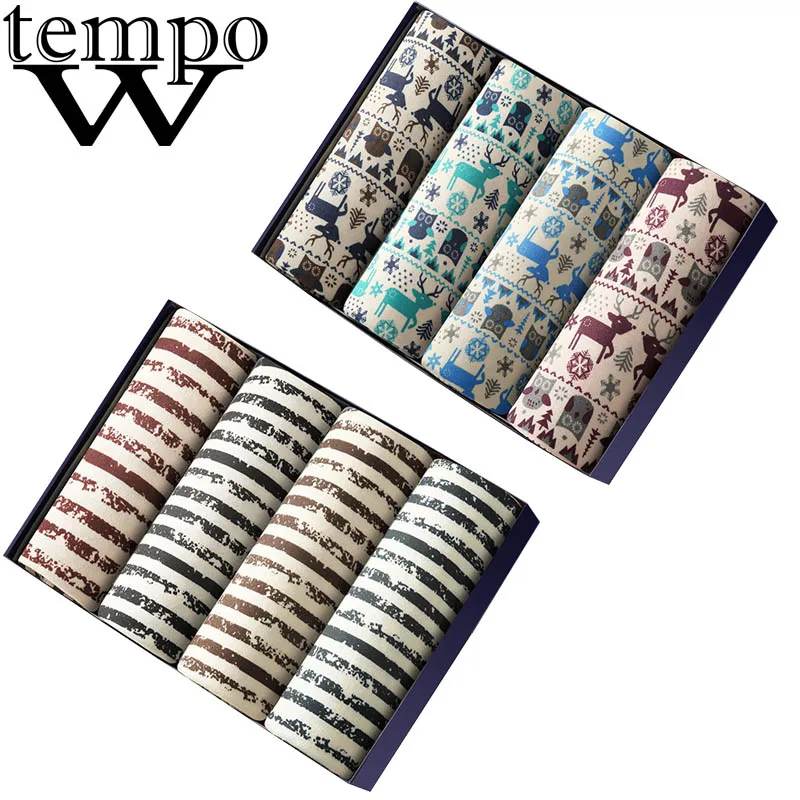 WTEMPO 8 шт./лот горячий мужской нижнее бельё для девочек мужские боксеры