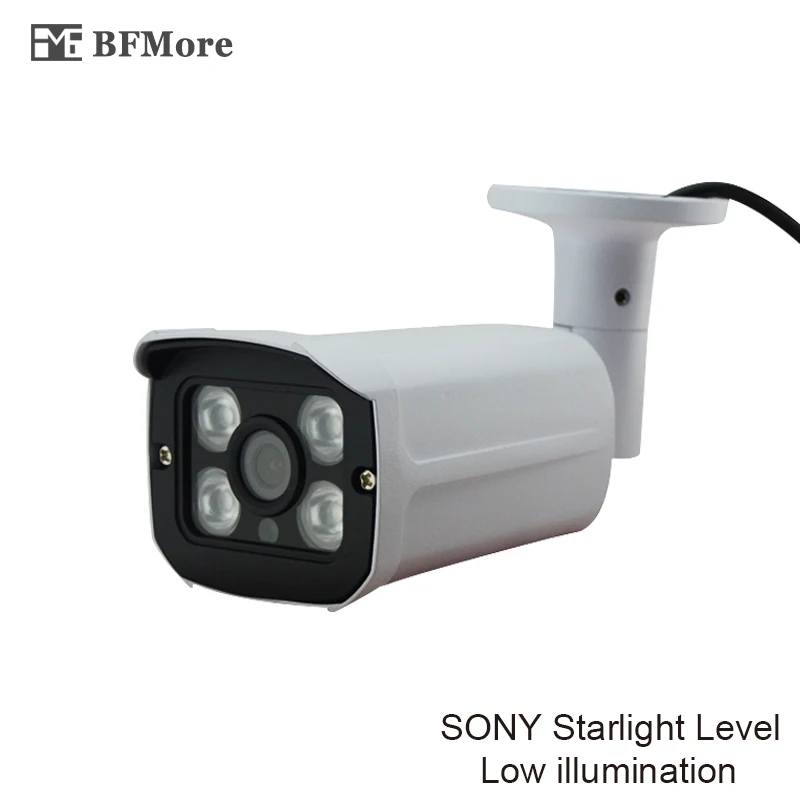 BFMore супер Звездный уровень IP камера H.265 H.264 2.0MP 1080P Sony IMX307 Низкая освещенность CCTV