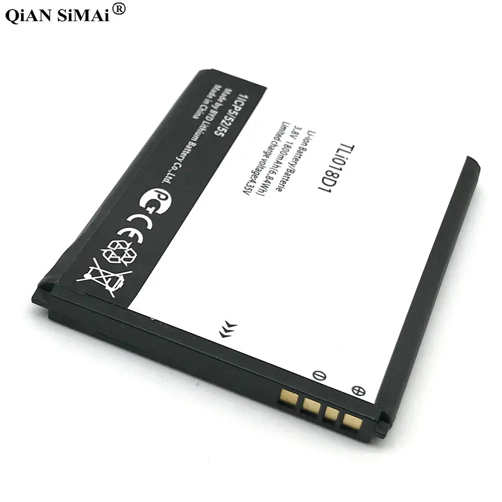 Новый высококачественный аккумулятор TLi018D1 1800 мАч для телефона Alcatel one touch D5 Dual 5038x