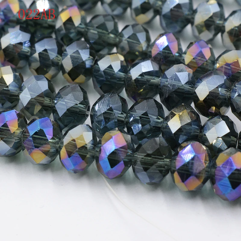 Биконусные хрустальные бусины разных цветов 4 мм 140 шт. граненые круглые