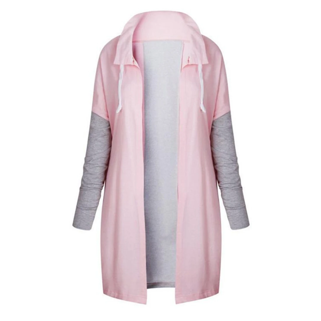 Толстовка на молнии с капюшоном Повседневная хлопковая толстовка и длинным