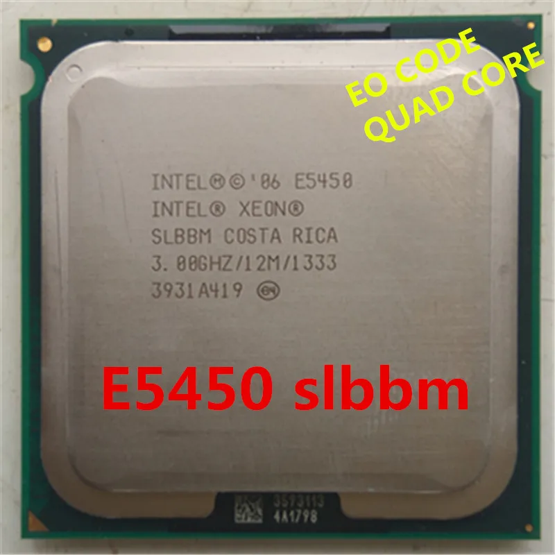 Оригинальный процессор XEON E5450 eo slbbm ЦП 3 0 ГГц/кэш память L2 12 МБ/четырехъядерный