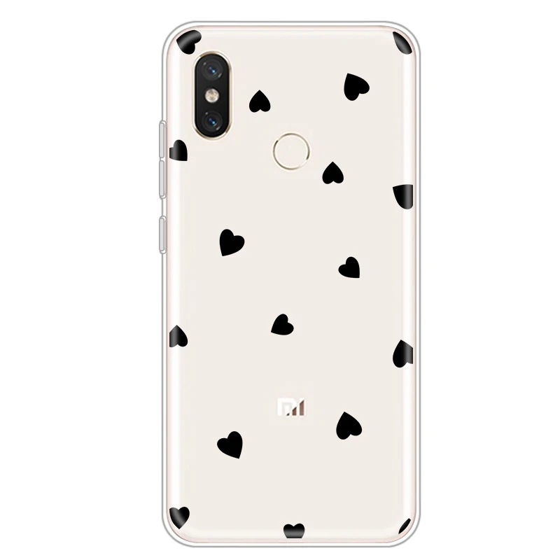 27 Ультратонкий чехол для Xiaomi mi A2 A1 mi 9 Se mi 8 из мягкого прозрачного ТПУ с изображением свежих растений цветов на красном mi Note 5 6 7 Pro, чехол для телефона - Цвет: 27