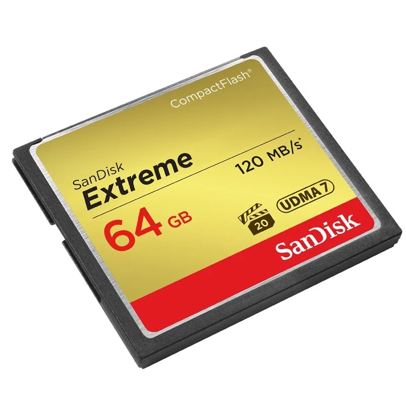SanDisk, очень компактная флеш-карта памяти 32, 64, 128 ГБ, 120MBS, CF карта 128 ГБ, 32 ГБ, 64 ГБ, флеш-карта, карта памяти для камеры