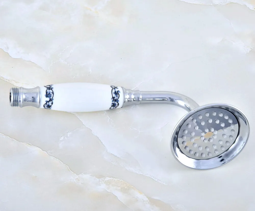 

Polished Chrome Brass Telephone Shape Hand Spray Handheld Shower head / Bathroom Accessory (Standard 1/2") ahh032