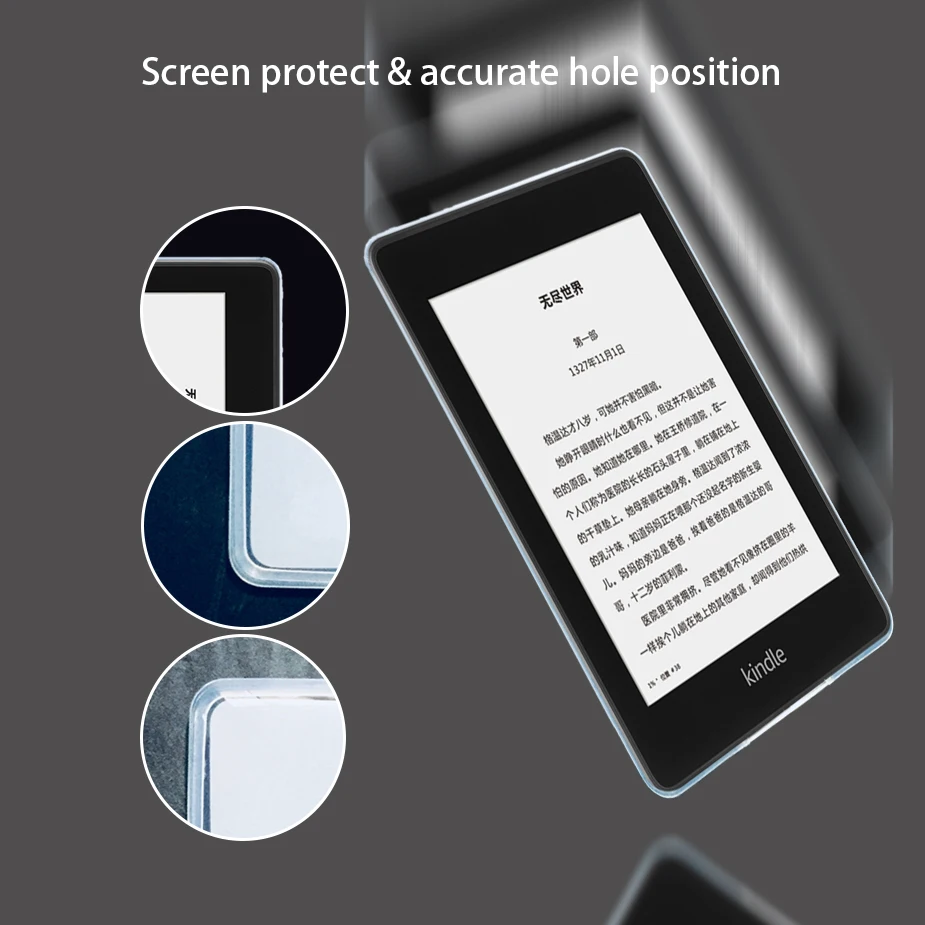 Silicone Case For Amazon Paperwhite 1/2/3/4 10th E-Reader Cover Kindle Fire HD 10 8 7 6 2015 2016 2017 2018 2014 HDX8.9 | Компьютеры и