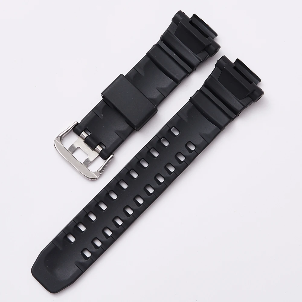 Черные часы группа для Casio G SHOCK GW 3000B 3500B 2500B 2000 1500B силиконовый ремешок серебряный