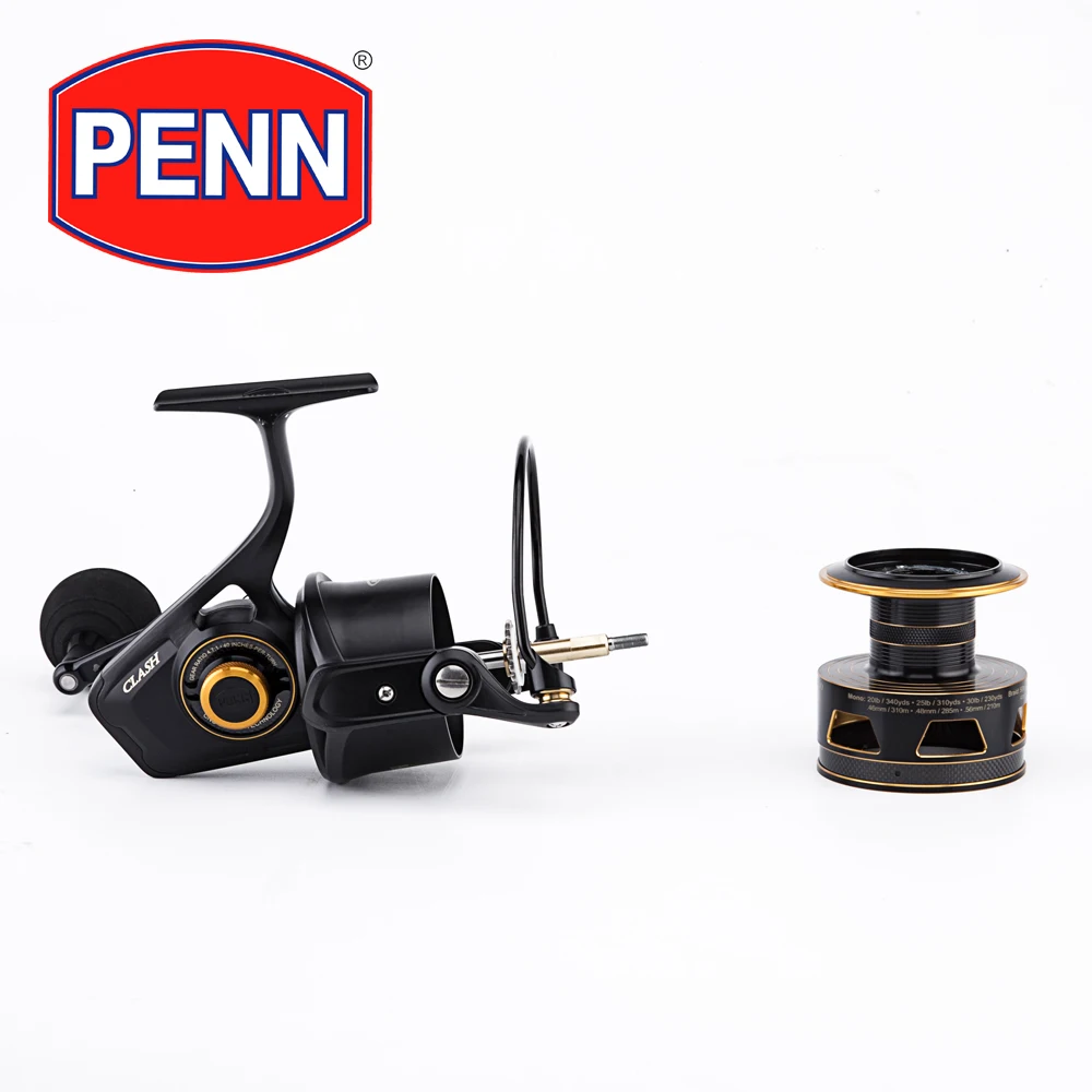 PENN CLASH 3000 8000 8 + 1 шариковый подшипник спиннинга рыболовная Катушка HT 100 углеродное