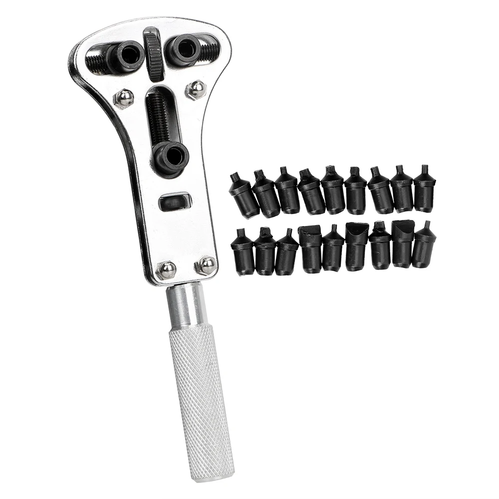 DIYWORK Watch Repair Tool Simple To Use Repair Wrench Pins Replaceable Adjustable Watch Back Case Opener Screw Disassembly