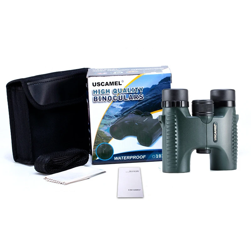 USCAMEL HD 10x26 бинокль мощный зум дальность 5000 м профессиональный водонепроницаемый