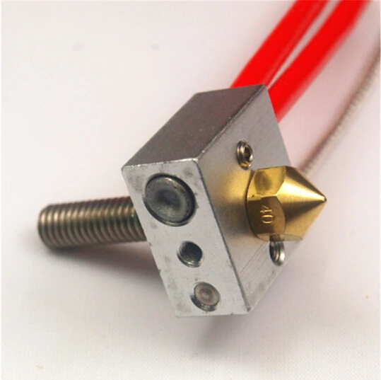 Reprap Prusa Flashforge 3D printer PT100 Temperature Sensor hotend kit/set 12V/24V 40W heater cartridge 0.4mm nozzle PTFE tube Reprap Prusa Flashforge 3D printer PT100 Temperature Sensor hotend kit/set 12V/24V 40W heater cartridge 0.4mm nozzle PTFE tube