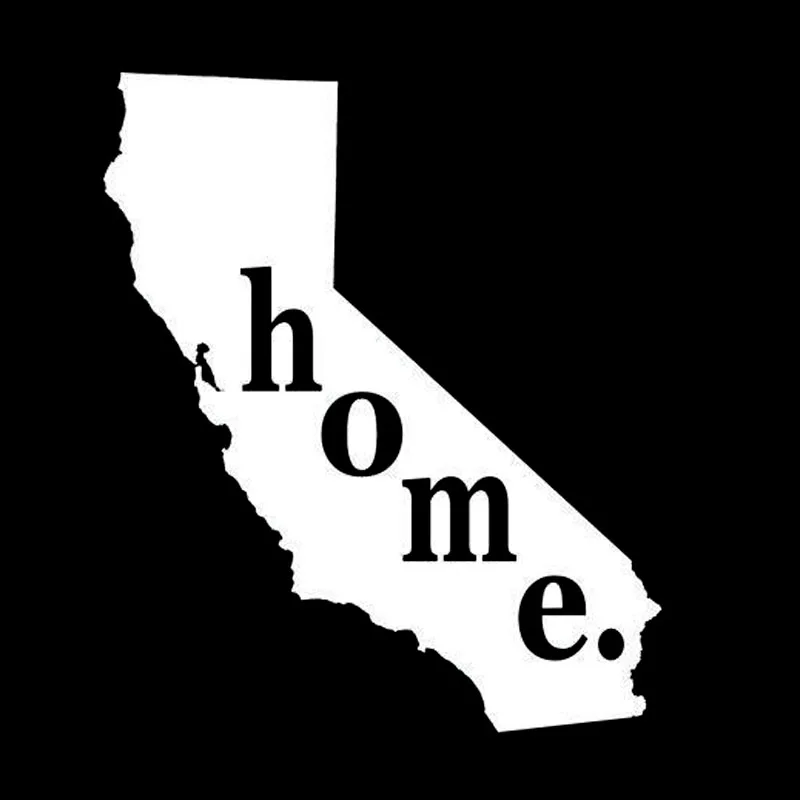 Оригинальная виниловая наклейка в виде дома Калифорнии 13 3 х16 см