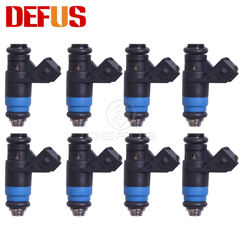 

8X FI114962 Bico Fuel Injector 630cc 60lb F118L02287 EV1 For Gasoline Petrol Short Injection 107962 High Impedance New Nozzle