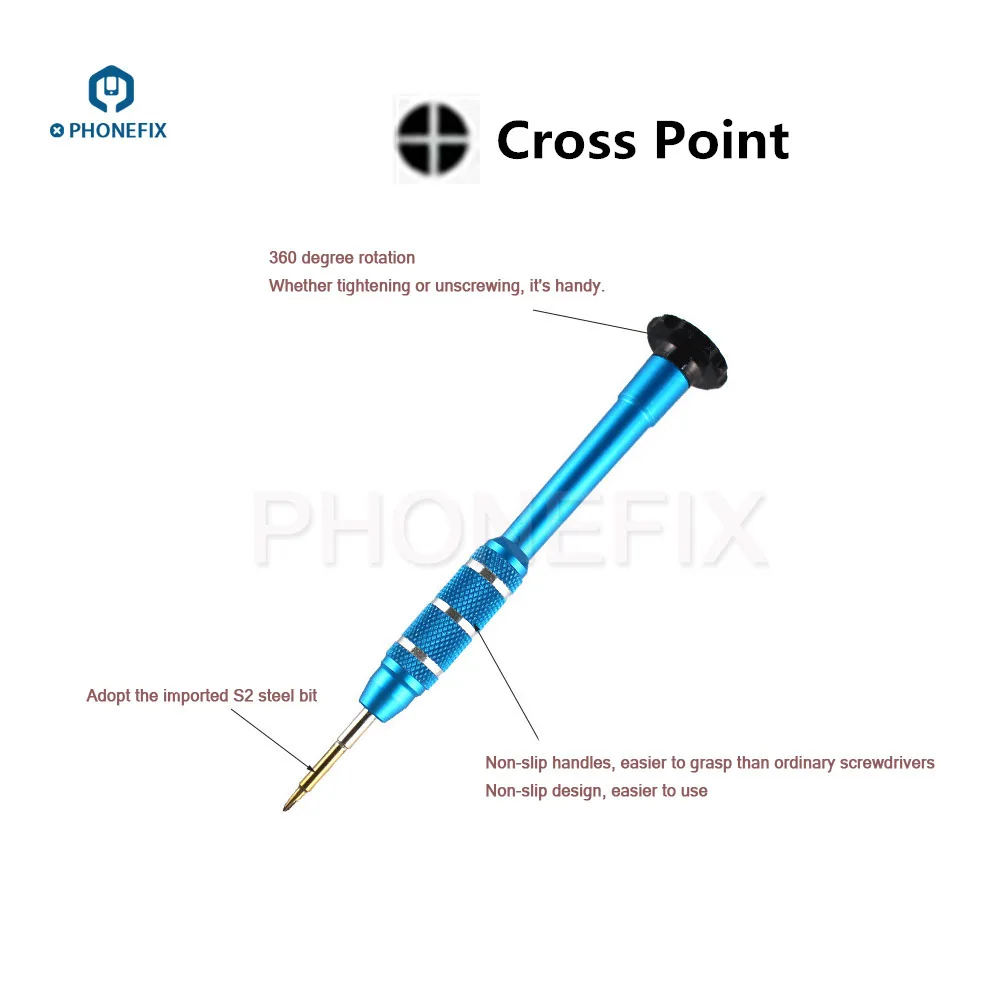 2.5MM Phillips Многофункциональные отвертки для ремонта PHONEFIX для iPhone samsung Galaxy меховой брелок для телефона ремонтная отвертка - Цвет: 2.5MM Phillips