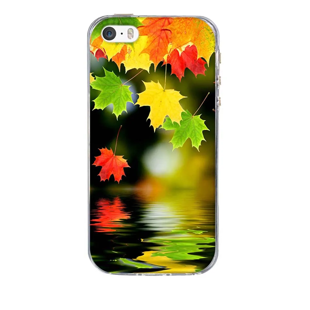Чехол для Iphone 5 5s SE 3D сброса и силикона с откидной крышкой чехол 6 6s S s телефона из