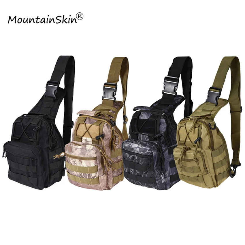 Мужской/женский рюкзак Mountainskin камуфляжный тактический с откидным карманом