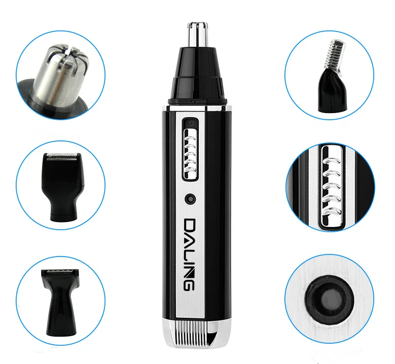 

Electric Shaver Rechargeable Nose Beard Trimmer Barber Machine Triple Floating Blade Heads Shaving Razors Face Care Men