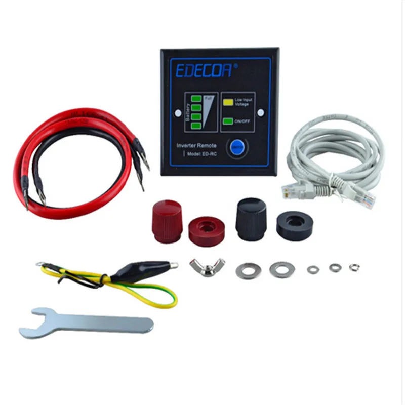 EDECOA Бесплатная shipping12V-220V Чистая синусоида мощность инверторы 1500 Вт 3000 пик
