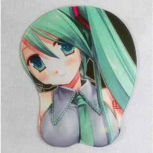 3D Anime Mouse Pad One Piece Vocaloid Miku Hatsune G6|pad glove|g6 cardpadded blouse |