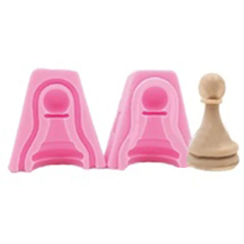 12 шт. Шахматный Король Queen рыцарь Форма помадные шоколадный торт для выпечки | Дом