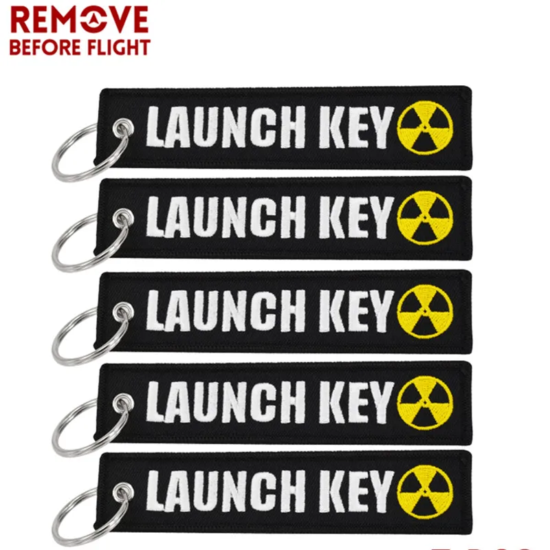 брелок 5 шт. ядерной Старт бижутерии для автомобиля мотоцикла Скутеры тег Вышивка