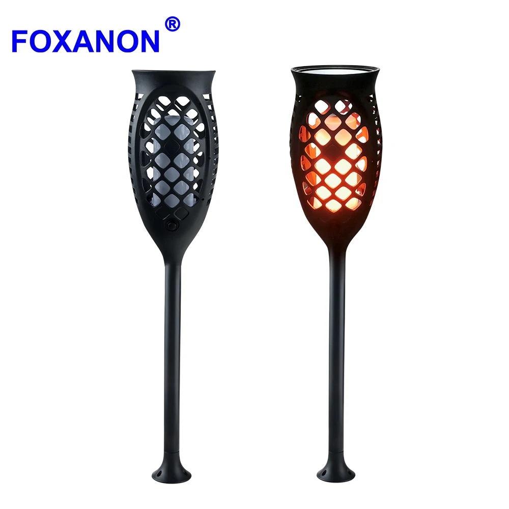 Foxanon светодиодная Солнечная лампа мерцающие лампы для газонов ландшафтное
