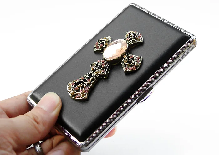 Модная Персонализированная женская коробка для сигарет тонкий подарок|gift box