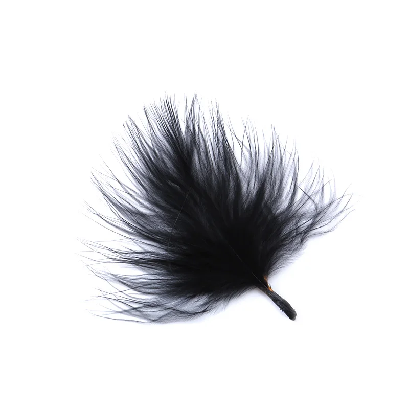 

50 Pieces Of Natural Dyed Turkey Hair 6-12CM Valentine's Day Wedding Dress DIY Jewelry Christmas Decoration Accessories