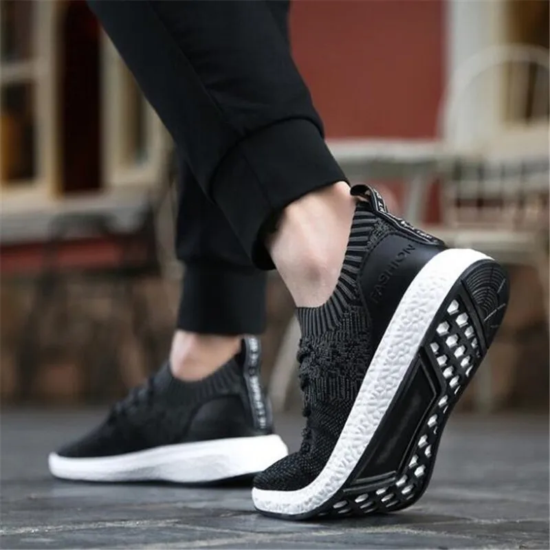 DIWEINI Ultra Light Casual Vulcanize Shoes Mens White Sneakers 2019 Lace Up Flats Man Cheap Breathable Footwear Zapatos | Обувь