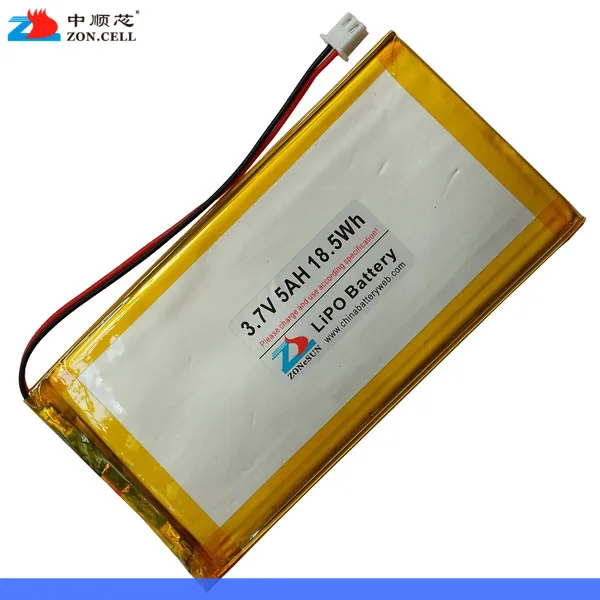Доставка в ядро 3 7 V 5000mAh большой емкости литий полимерный аккумулятор резервного