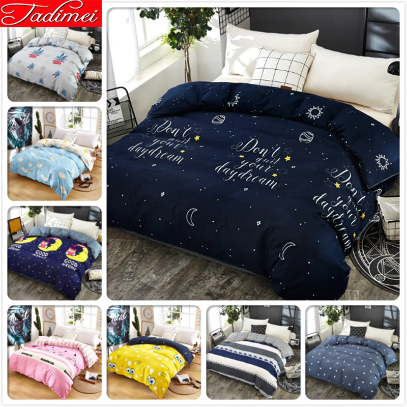 1 шт. мягкий хлопковый пододеяльник с рисунком ночной съемки 150x200 180x220 200x230 220x240 |