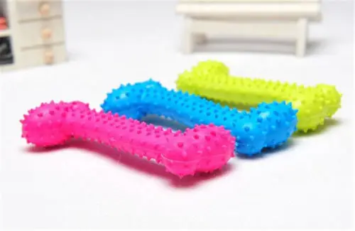 1x Pet Chew Toy Rubber Dog Puppy Teeth Gums Teething Healthy Cat Dental Durable | Дом и сад