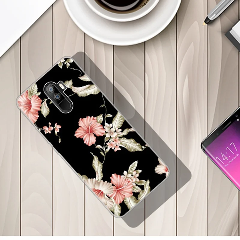 UTOPER For Elephone U Pro Case Silicone TPU Cover Fashion Flower 5.99 Fundas |