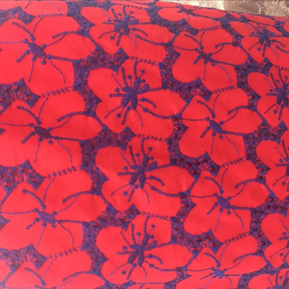 LASUI 3y/1 lot Горячая Распродажа хлопок 3 цвета красный белый верблюжий вышивка