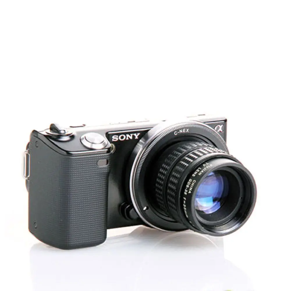 Фуцзянь 35 мм F1.7 CC TV Movie lens + C Mount to Sony NEX 6 5R|fujian 35mm|fujian 35mm f1.735mm f1.7 |