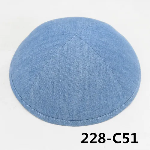 При покупке более 5 лотов(50 шт.) будет скидка 10% Джинсовые 19 см kippots Kipa Skullies kippa beanie Kippah jeus Yarmullka