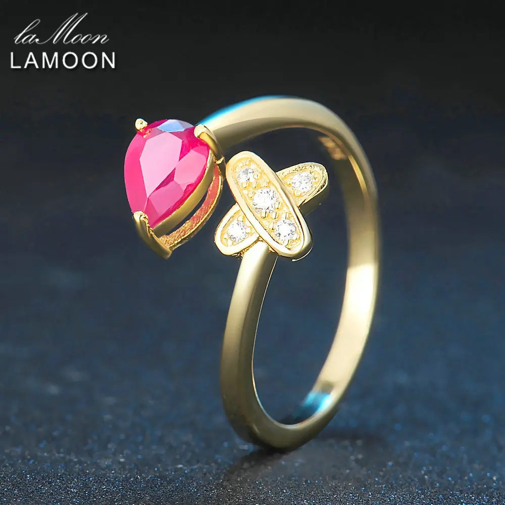 Женское кольцо из серебра 925 пробы с натуральным Рубином|fine jewelry|jewelry ruby ringsjewelry rings