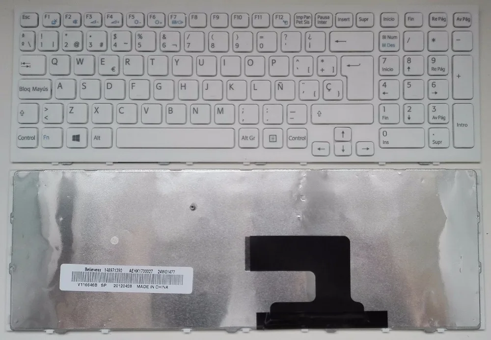 

Для SONY VAIO VPC-EB V116646B Keyboard 148969211
