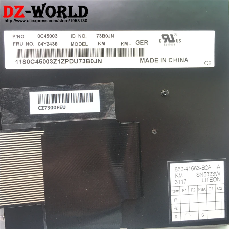 neworig de german keyboard for thinkpad t540p w540 w541 t550 w550s t560 p50s l540 l560 tastatur no backlit 04y2438 04y2360 free global shipping