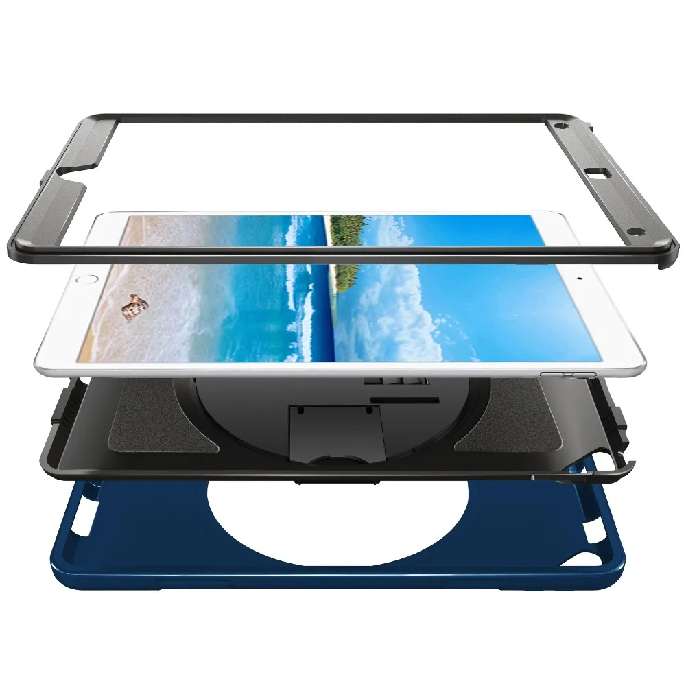 Детский чехол для iPad Pro 10 5 дюймов Air 3 2019 планшета с вращающимся на 360 ремешком
