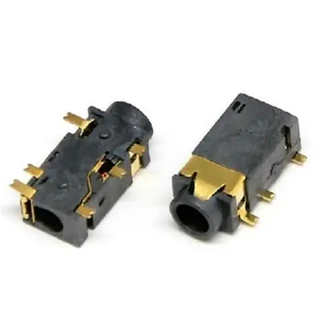 Женский аудио разъем 6 Pin SMT SMD, 10 шт