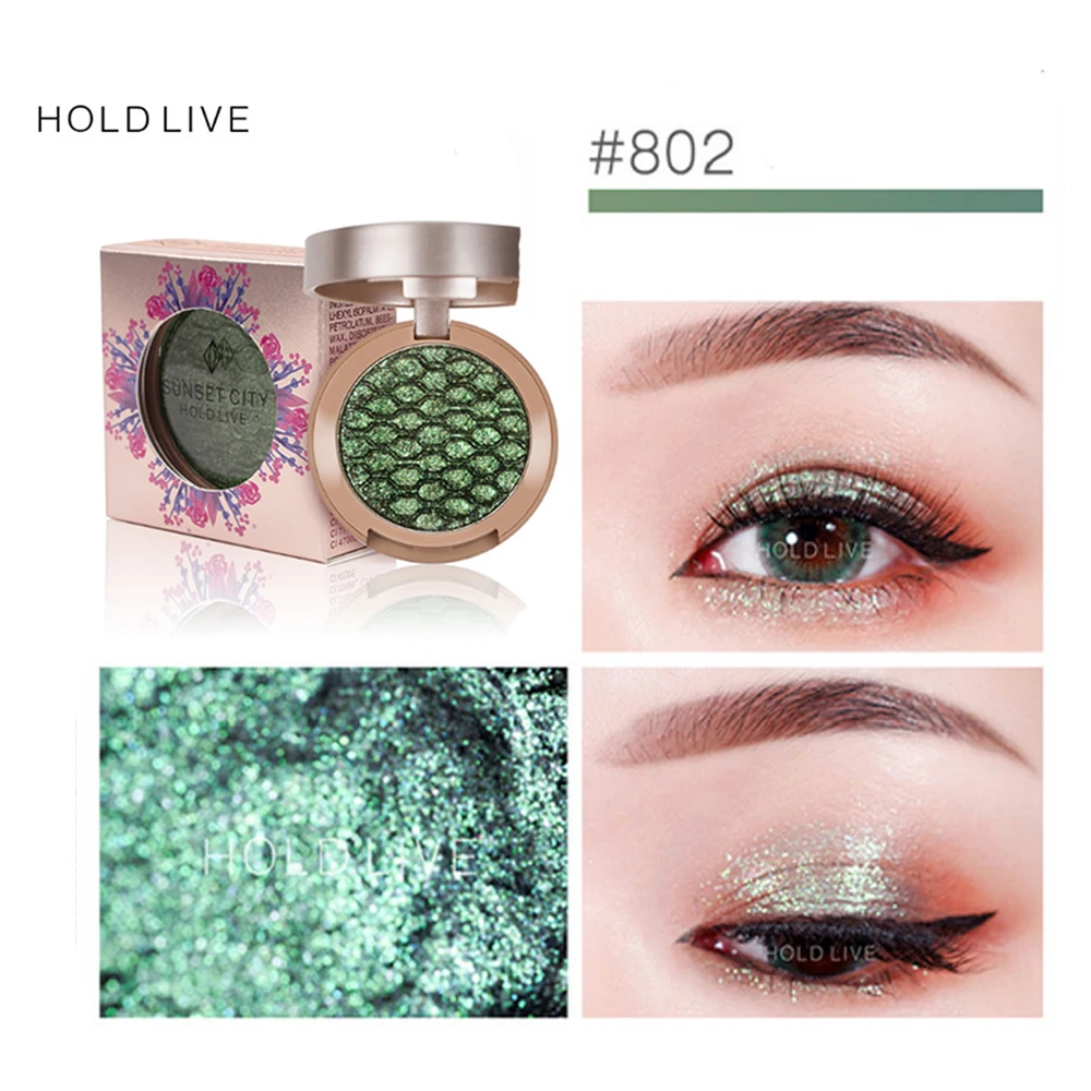 Hold Live beauty закат Солнечный Свет одноцветные блестящие тени для век