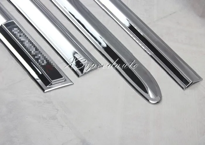 Хромированный АБС пластик 4 шт. боковая дверь корпус молдинг отделка крышка для Kia
