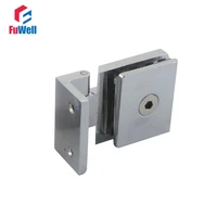 cupboard cabinet wall to glass door hinges pivot clamp fit 5 8mm thickness shower glass hinge clip