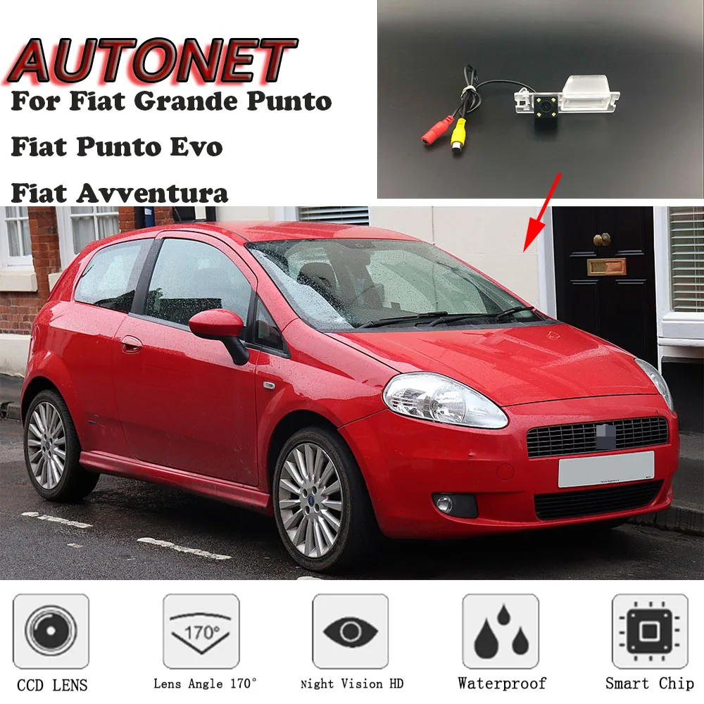 Камера заднего вида для Fiat Grande Punto Evo Avventura 3D 5D hatchback|Камеры авто| |